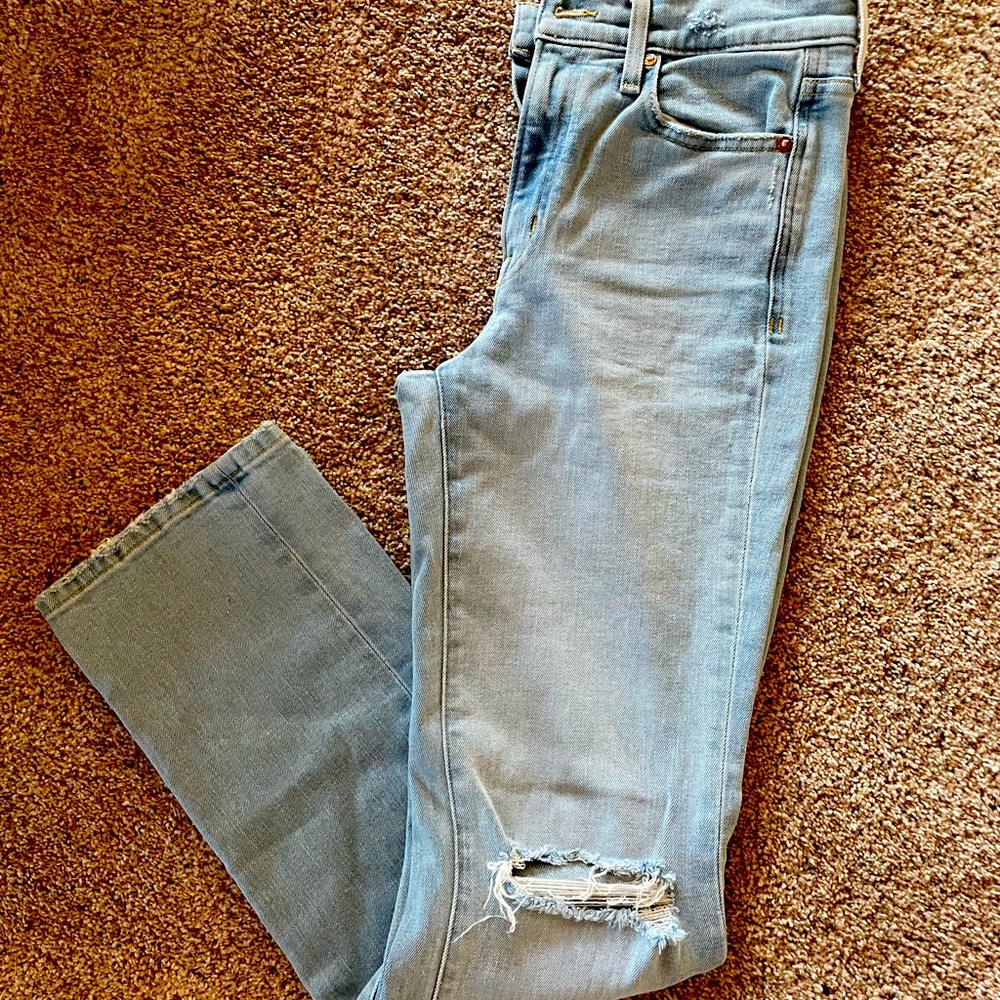 AYR the sugar straight jeans like new size 28